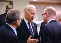 Bohuslav Sobotka with Joe Biden (2015)