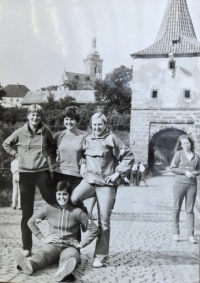 Internship at a Pioneer camp with Russian language lessons in Stříbro - Radka Samuel on the left