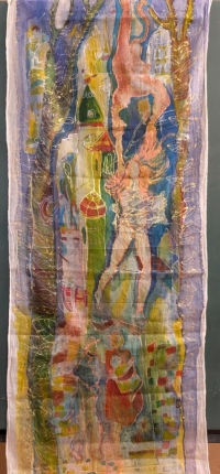 Painting on silk
