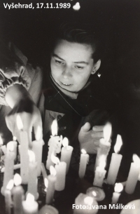 November the 17th, 1989, Vyšehrad