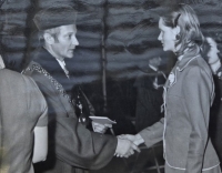 Inauguration at the Faculty of Education ZČU - dean Brichta, Radka Samuel