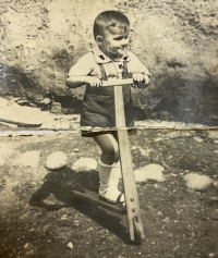 Ján Šramko v dětství - dodáno v rámci projektu Příběhy našich sousedů