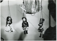 Loutky, které přivezl Emil Hauptmann na Hostýn 