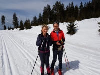 Zikmund Schwarzkopf on a cross-country ski trip in Šumava