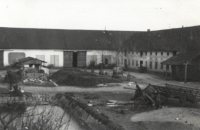 Courtyard of the farm in Zahaj, 1951