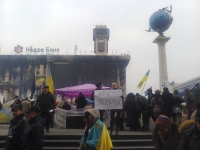 Maidan after the shooting of the Heavenly Hundred, the last days of February 2014

