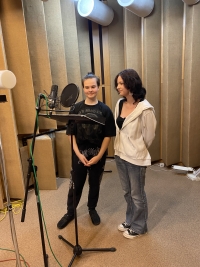 Děti při natáčení v Českém rozhlase připravují příběh Jána Šramka, 2025