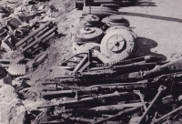 Ptáčkovna, Písek, May 1945