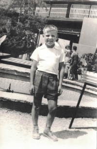 Milan Hrabal at the Liberec Trade Fair in 1964