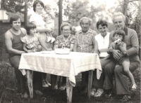 Milan Hrabal’s family with his grandparents, 1983