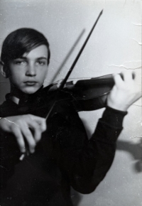 Miloslav Malý at the age of nine