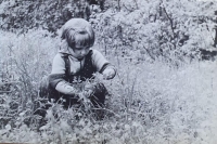 Magdalena Kuclerová as a child