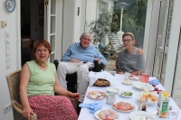Jana Pekárková with friends in Austria, 2022