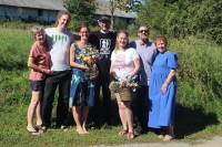 Jana Pekárková with her sister Daniela (Ina) and children, 2025