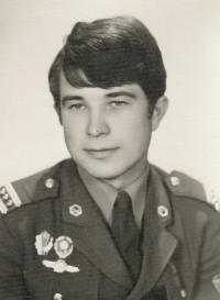 Jaroslav Janešík during his military service, 1973