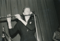 From the Dybbuk performance, 1984