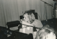 From the Dybbuk performance, 1984