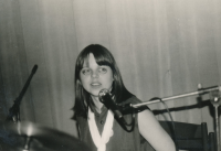 From the Dybbuk performance, 1984