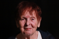 Jana Dvořáková during the filming for Memory of Nation, Jihlava, July 2025