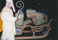 Jaroslav Jirmus is active in Velenice. Here as St. Nicholas in 2008