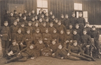 Pluk otce, Rudolfa Šabaty, během jeho vojenské služby, 1926