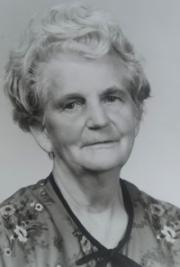 Witness's grandmother Marie Křížová from Hory u Perneku