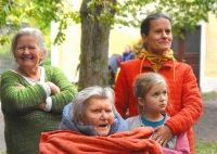 Current photo of Eva Šestáková (left) with her mother, daughter and granddaughter