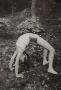 Milada Fiedlerová liked gymnastics in her childhood