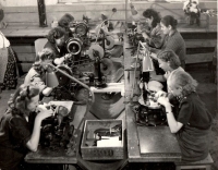 A photo of a factory workshop 
