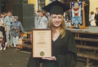 Graduation from the master’s program in Journalism, NaUKMA, 2003