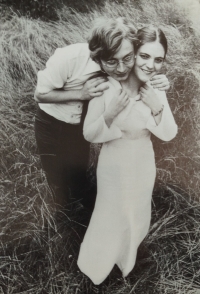 Milady Fiedlerová's wedding day

