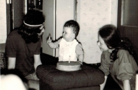 Eduard Klena with his family