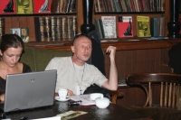 Conversation with Yurii Izdryk during the Publishers' Forum, 2008