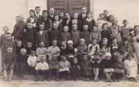 Students of the school in Martinovka, Volhynia, 1930s-1940s