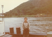 Upstream on the Rhine near Remagen, 1984