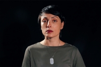 Olha Birzul during the interview, 2025 