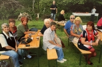 Jaromíra Buřtová (middle row, centre) at the turn of the millennium