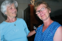 Anna Liebigerová (left) with her daughter