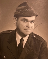 Father Ladislav as a hunter, 1970