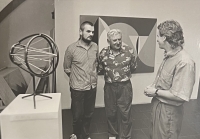Galerie Caesar, with Jan Římský and Miroslav Šubrt, 1995