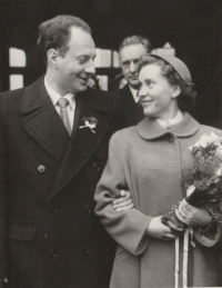 Libuše's wedding to Miroslav Hlinovský, 1950s