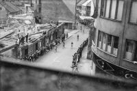Demolition of the cider house and brewery in Turnov, 1967