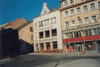 The Marek family's house (centre) that was nationalised