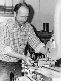 Pavel Marek at work at Kartografie Turnov