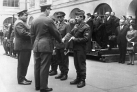 During basic military service in Terezín, 1968