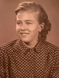 Irena Hartigová na začátku 50. let