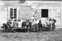 Society at the Smolnice rectory (turn of the 1970s and 80s)