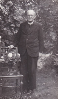 Father's uncle and godfather, parish priest P. Florian Holfeld in Liberec