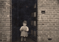 In front of the family house, 1941