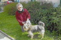 Photo for the competition "Similarity of master and dog", 2010